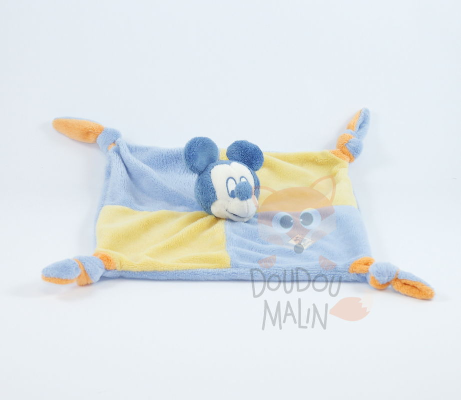  mickey souris plat bleu jaune orange 